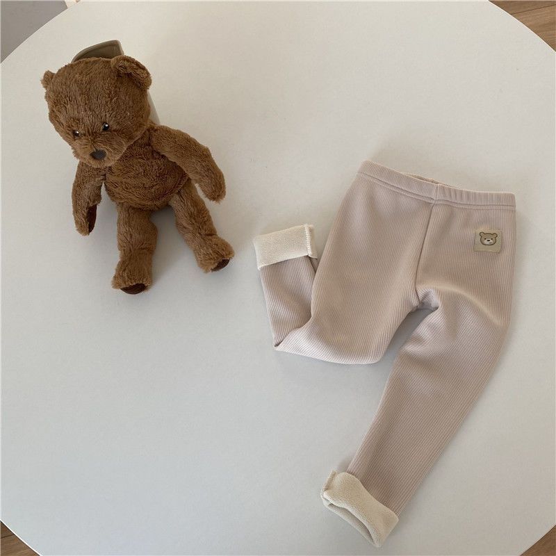 Girls' Single-layer Fleece leggings