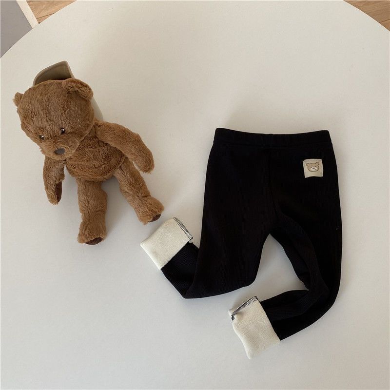Girls' Single-layer Fleece leggings