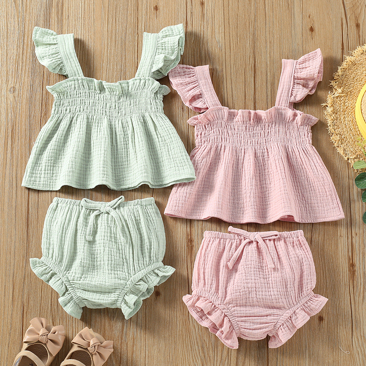 Girls' Sling Top Hot Pants Suit