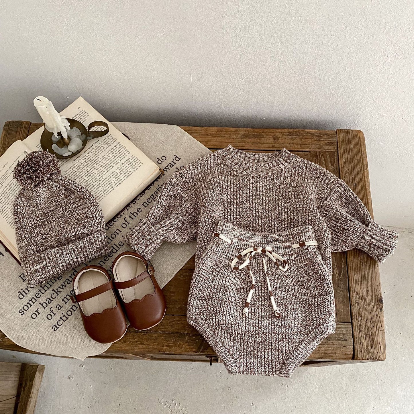 Infant Baby Girl Mixed Color 3-piece sets