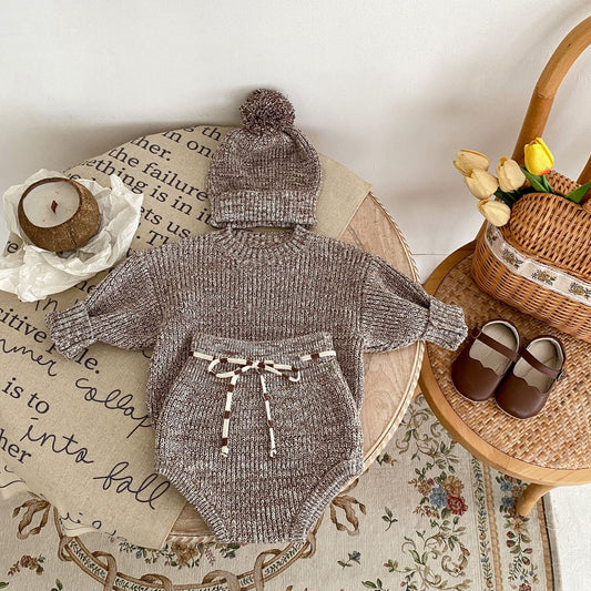 Infant Baby Girl Mixed Color 3-piece sets