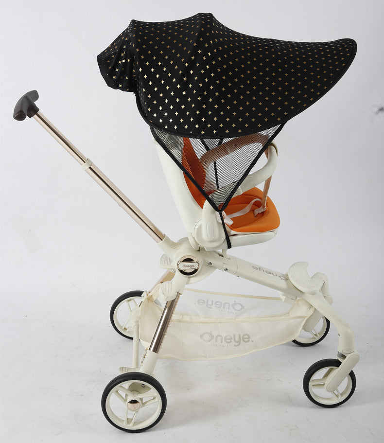 Baby stroller sunshade protection