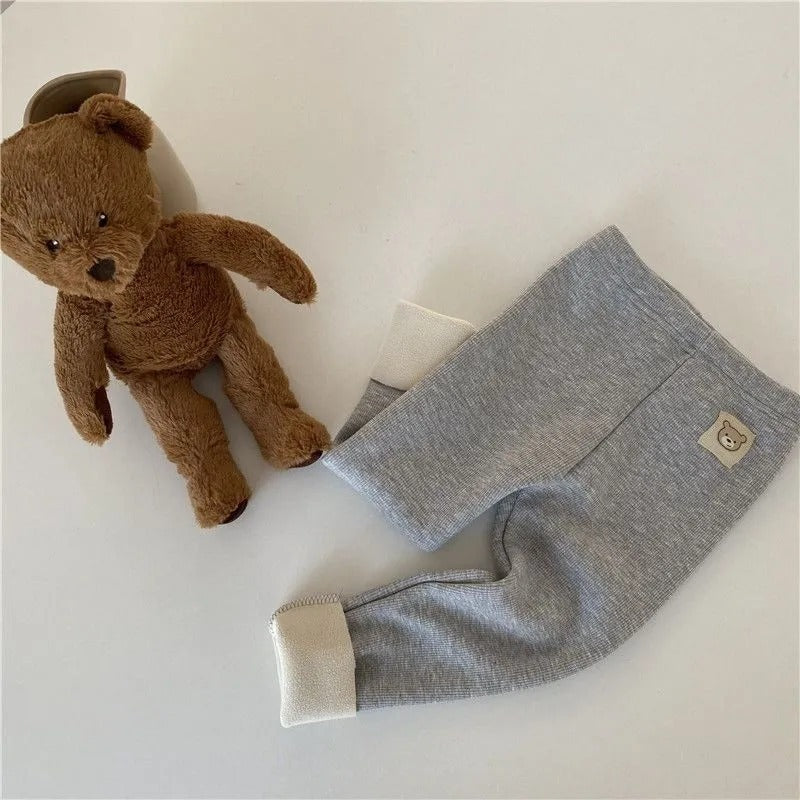 Girls' Single-layer Fleece leggings