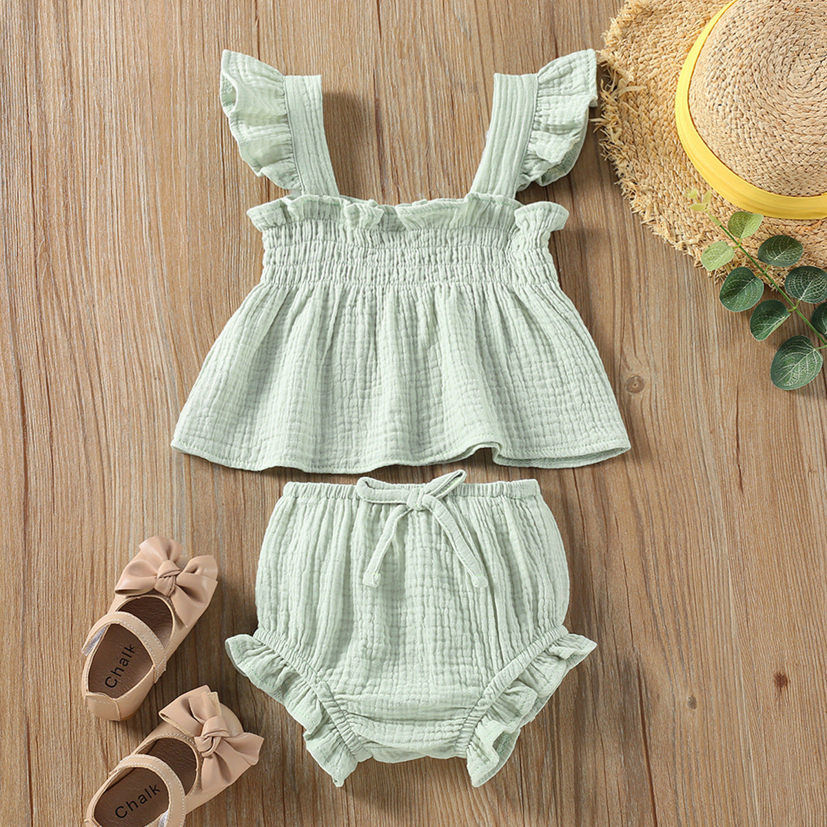 Girls' Sling Top Hot Pants Suit