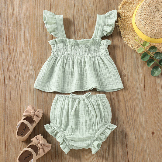 Girls' Sling Top Hot Pants Suit