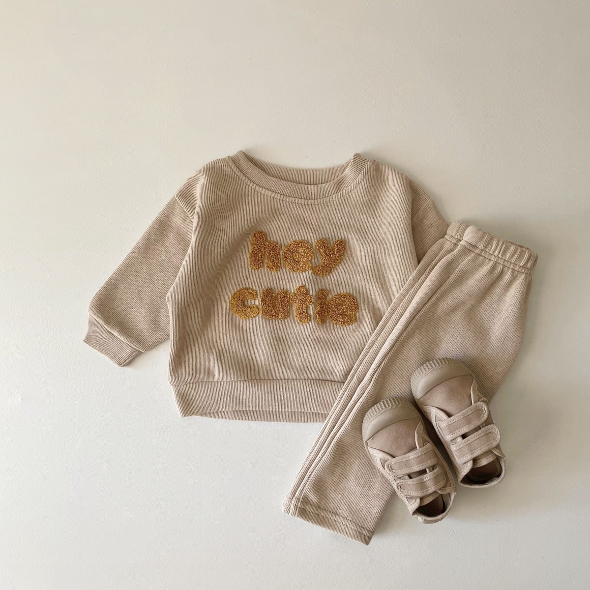 Spring And Autumn new-born two piece set