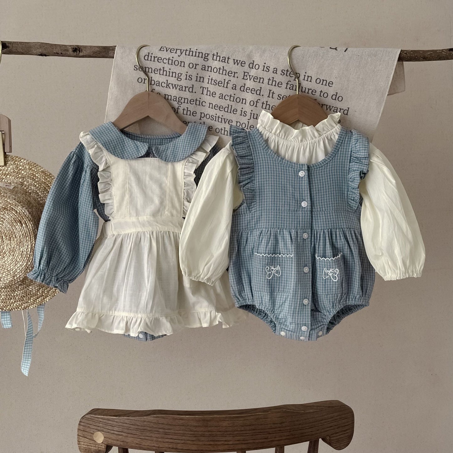 Infant Long Sleeve Small Romper Sling